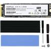 Yahboom 256GB M.2 NVMe SSD PCIe 3.0 2280 PCIe Internal SSD with Heatsink, Read/Write Speed up to 2600/1700 MB/s with Heatsink,Compatible with Laptop Jetson Raspberry Pi5 PCIE (256GB M.2 SSD+Heatsink)