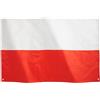Runesol Bandiera Polonia 3x5, 91x152cm, Polska Flaga 4 Occhielli, Bandiera Polonia, Bandiere Premium, Impermeabile, Interno, Esterno, Epifania