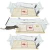 Xpieoyrm Trappola per Topi Humane, 3 Pezzi Cattura Mouse Vivo, rappola per Topi vivi, trappole per Topi Riutilizzabile, Trappola per Ratto Senza Ucciderli,Trappola a Gabbia per l'uso in Casa,Giardini