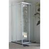 Tamanaco Box Doccia Eco 75x90 Apertura Scorrevole ad Angolo - Cristallo: Trasparente