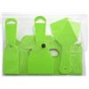 Zilimontt Set di 5 raschietti per vernice in plastica, per rimuovere la carta da parati, per la pulizia di pavimenti e piastrelle, pareti, colla, rimozione di pellicola, casa, ufficio, officina