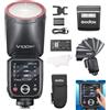 Godox V100S V100-S - Flash Speedlite a testa tonda per fotocamere Sony, TTL HSS 1/8000s, 2,4 G, 100 W, con schermo Toch (V100 S)