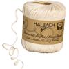 Halbach Nastro di seta a righe | larghezza 4 mm lunghezza 100 m | nastro regalo sostenibile per lottare e confezionare regali in 100% cotone | Colore: crema