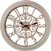 DRW Orologio da cucina rotondo da parete in acrilico grezzo, 40,5 x 5,2 x 40,5 cm
