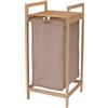 WELL HOME MOBILIARIO & DECORACIÓN Well Home Cesto per la coltà in bambù con ripiano 33x33x73cm