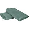 Ruggeri - Set 2 Teli Doccia e Bagno 70x140 cm - 100% Puro Cotone Extra Morbido - Collezione Asciugamani - Let's Color! (Verde)