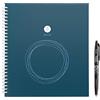 Rocketbook Wave - Taccuino Digitale, 80 Pagine, Quaderno, Riutilizzabile, Copertina Rigida, Smart Notebook con Penna Pilot Frixion, Taccuino a Spirale - Compatibile con i Sistemi Cloud