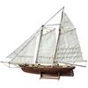 Ozgkee Kit di Nave per Barca a Vela in Legno - Modello Giocattolo (Colore Legno)