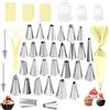 Set 8 Beccucci Sac A Poche Professionali Inox - Per Decorare Torte, Biscotti E Pasticceria, 8 Forme Diverse - Foto 3