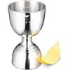 Etens - Jigger per Barman - Misurino Doppio per Cocktail da Bar 2 oz 1 oz, Dosatore Graduato per Preparare Shot Cocktail, Tazza Piccola Inox Doppia Jigger, Dosatore Alcol per Drink, Accessori Barista