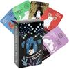 LQIOACU 1 Pezzo The blooming cat tarot, Tarocchi carte, Tarocchi rider waite, Carta divinazione per Principianti, Non sono necessarie istruzioni per l'uso