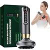 Horuili® Raschietto elettrico, raschietto massaggiatore elettrico, apparecchiatura Gua Sha per uso domestico, massaggio corpo intero, Gua Sha, Coppettazione (grigio)