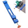 Generic YaBaoFu Guida regolabile per base per macchina da taglio, guida di taglio di precisione per legno, morsetto di posizionamento per fresatura circolare elettrica, blu, 1 pezzo