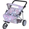 KNORRTOYS.COM Knorrtoys 16744 - Passeggino gemellare per bambole Duo, colore: Rosa