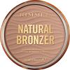 Rimmel London, Nuova Natural Bronzer, Terra Compatta Effetto Naturalmente Abbronzato, 001 Sunlight