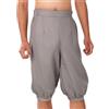 BLESSUME Pantaloni Pirata Medievale Costume Rinascimentale Trousers vestibilità Ampia (2XL, Grigio)