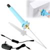 Dhqkqg Taglierina Elettrica per Schiuma, 15cm Taglierina Elettrica in Schiuma, 30W Taglia Polistirolo a Filo Caldo, Taglia Polistirolo Professionale, Utensile da Taglio per Incisore Tenuto in Mano