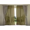 BIANCHERIAWEB Tenda Zanzariera 145x250cm Per Porte E Finestre Tendone Anti Mosche e Insetti Tinta Unita Marrone