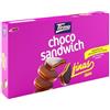 Tirma Choco Latte magro Chocolate Sandwich 8 confezioni da 27.25 g (astuccio da 218 g) | Biscotti croccanti con ripieno di cioccolato al latte