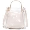Mabecol Borsa Donna Piccola a Tracolla - Design Trasparente Stile Jelly, Tracolla Regolabile, Elegante e Versatile per Primavera/Estate, Regalo per San Valentino e Compleann (Beige)