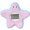 Spacnana Termometro per Acqua per Bambini 3 Colori a Forma di Stella Marina a Forma di Orologio Cronometrato Termometro Galleggiante per Bagnetto per Bagno di Casa
