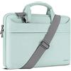 DOMISO 14 Pollici Borsa a Tracolla per Laptop Impermeabile Cartella Borsa Porta PC con Manico per 14 Lenovo Chromebook S330 ThinkPad E490 T490s T590/14 ThinkPad P14s T14s L14 Gen 2,Menta Verde