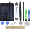 OnlyTech - Kit di riparazione Batteria di ricambio Premium HB436486ECW per Huawei Mate 10 / Mate 10 Pro/Mate 20 / P20 Pro/Honor View 20-4000mAh - Qualità originale con strumenti e adesivi