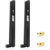 RUIZHI Antenna 5G LTE 4G LTE Signal Gain Antenna 18DBI Amplificatore di segnale SMA / TS9 Spina Omnidirezionale WLAN 600-6000MHz per 3G/4G/5G/GSM/GPRS Router IoT-Gateway Smart Home Nero