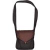HEMAD Larie - Borsa a mano in feltro di lana, unisex, taglia unica, colore: Nero/Marrone, nero/marrone, Taglia unica