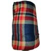 Corredocasa Plaid in Pile Extra Morbido e Soffice con Elegante Trama Scozzese - Leggero e Confortevole - Coperta Perfetta per Divano, Letto (Rosso/Blu, Matrimoniale 210x240)