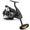 Black Cat Catextreme - Mulinello per pesce gatto brutalmente forte, forza frenante, 14 kg, 6 cuscinetti a sfera, nero-giallo, 55