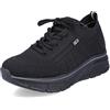 Rieker 48010, con Lacci Donna, Nero, 36 EU