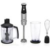 Princess Frullatore ad Immersione 1000W 0,8L 25 Velocità Nero Acciaio Inox 01.221221.01.001