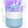 beseloa Lampada anti-zanzara elettrica, lampada anti-zanzara pieghevole per interni elettrici anti mosche uccide mosche zanzara pieghevole a mosca per camera da letto, giardino, campeggio