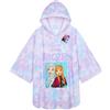 Disney Stitch Asciugamani Bagno con Cappuccio Asciugamano Bagno Ragazzi Poncho Bambino Telo Mare Bambina per Piscina Spiaggia (Viola/Blu Frozen, 5/9 Anni)