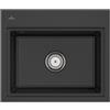 Villeroy & Boch Subway Style 60 S Flat lavello da cucina, 33661FR7HL14, Subway Style 60 S Flat pure black [Lavelli da Cucina > per Base Sottolavello a partire da 60 cm]