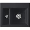 Villeroy & Boch Subway XM Flat lavello da cucina, 67801FR7HL3, Subway XM Flat pure black [Lavelli da Cucina > per Base Sottolavello a partire da 60 cm]