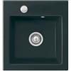 Villeroy & Boch Subway XS Flat lavello da cucina, 67812FR7HL3, Subway XS Flat pure black [Lavelli da Cucina > per Base Sottolavello a partire da 45 cm]