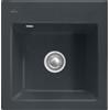 Villeroy & Boch Subway 50 S Flat lavello da cucina, 33151FR7HL3, Subway 50 S Flat pure black [Lavelli da Cucina > per Base Sottolavello a partire da 50 cm]