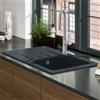 Villeroy & Boch Architectura 45 lavello da cucina, 334001R7HL1, Architectura 45 pure black [Lavelli da Cucina > per Base Sottolavello a partire da 45 cm]