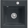 Villeroy & Boch Subway 50 S Flat lavello da cucina, 33152FR7HL3, Subway 50 S Flat pure black [Lavelli da Cucina > per Base Sottolavello a partire da 50 cm]