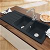 Villeroy & Boch Architectura 80 lavello da cucina, 338001R7HL1, Architectura 80 pure black [Lavelli da Cucina > per Base Sottolavello a partire da 80 cm]