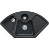 Villeroy & Boch Solo Eck lavello da cucina, 670801R7HL12, Solo Eck pure black [Lavelli da Cucina > per Base Sottolavello a partire da 90 cm]