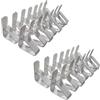 Parence - Set di 28 Clip per tovaglie in plastica - Morsetto per tovaglia Robusto e Versatile - 4,5 CM, Bianco - 28 Pezzi