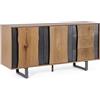 Bizzotto Credenza 2 ante 3 cassetti Garwood