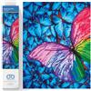 DIAMOND DOTZ Intermediate Kit, DD5, Flutter By Pittura, Rosa, 30.5 x 30.5cm