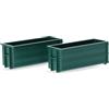 herpa cassoni ribaltabili, verde muschio, 2 pezzi in scala 1:87, accessori per modellismo ferroviario, plastica Modello in miniatura, Colore normal, small sizes, 053082-007