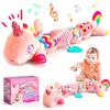 Toyzey Giocattolo Unicorno Neonato Musicali Peluche Regali Neonati 0-6 Mesi Giocattoli della Prima Infanzia Peluche Interattivo Regalo Neonato Bebes (Unicorno-pink)