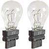 cyclingcolors 2x Lampadina 3157 12V P27/7W W2.5x16q 32/3CP S25q lampada lampadine luce stop tipo US auto cruscotto, trasparente