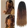 XIIMENALU Marley Twist Hair - Twist Afro Kinky Curly Cuban Senegalese Crochet Sintetico trecce (1B/30/27 #, 30/6 pezzi)